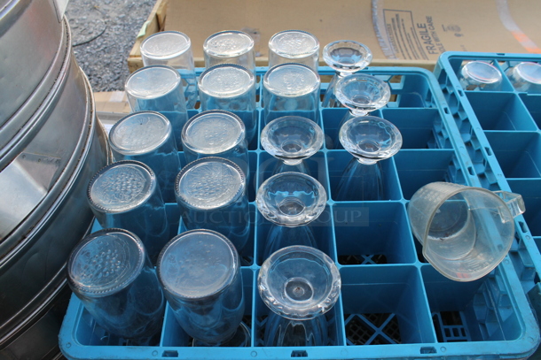 ALL ONE MONEY! Lot of 12 Dish Caddies; 2 w/ Assorted Glasses - Image 2 of 3