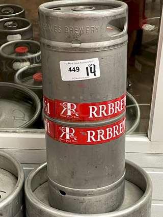 ?MASSIVE LOT? 1/6 Barrel Stainless Steel Sanke "D" Kegs With double Handles! 1/6 barrel (20 Ltr) = 5.2 gallons = 41 pints = 55 12oz bottles (Sixtel) 14x Your Bid
