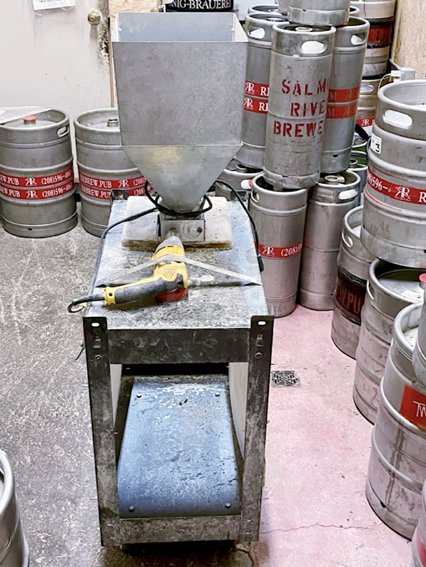 FOR THE HOME BREWER! Power Drill Driven Grain Mill On Cart With Commercial Casters.  - Image 3 of 3