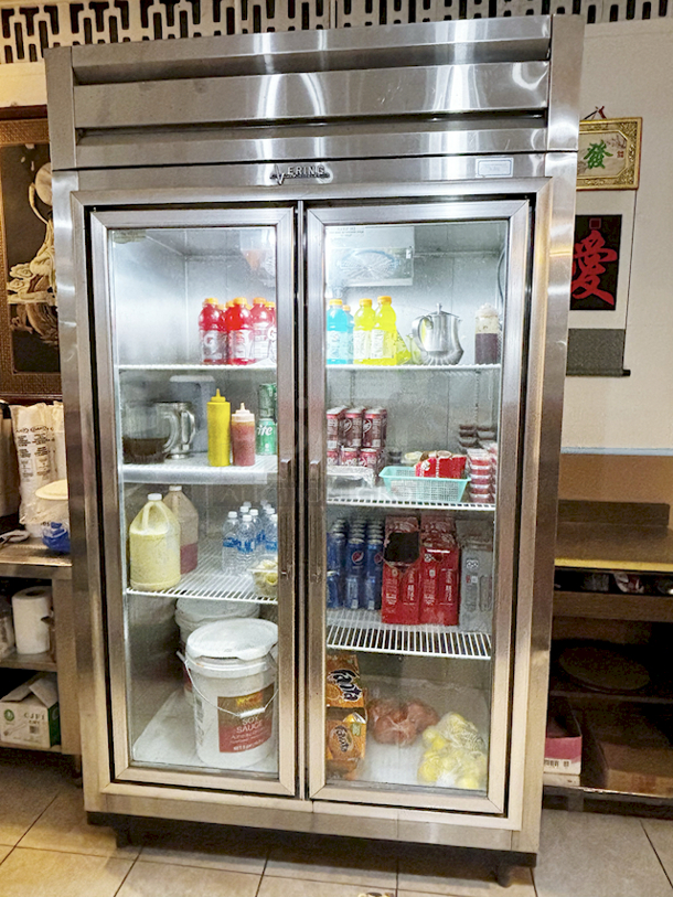 OUTSTANDING!! EAGLE REFRIGERATION MFG. INC EVTE130A Vering Double Glass Door Stainless Steel Reach-In Commercial Refrigerator - IN PERFECT WORKING ORDER!!  - Image 2 of 5