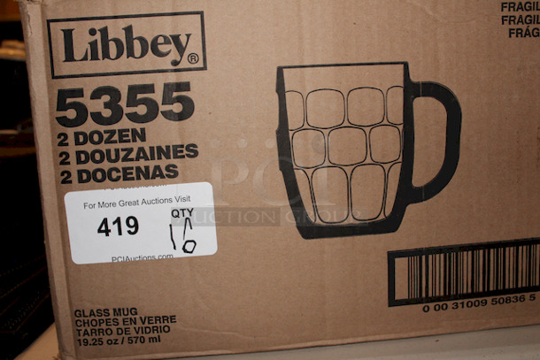 NEVER USED! Libbey 5355 19.25 oz. Dimple Beer Mugs.
16x Your Bid - Image 2 of 2