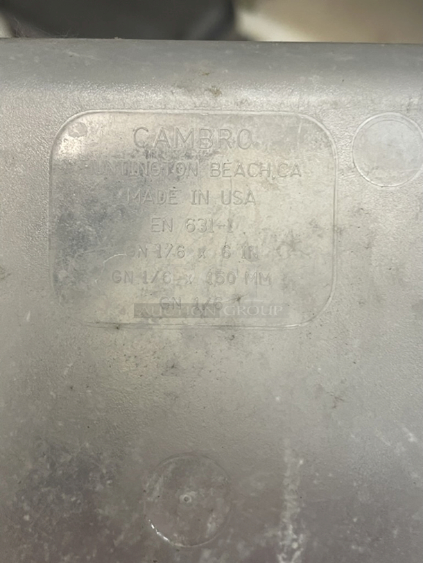 Cambro 1/6 Pans. 8x Your Bid - Image 3 of 4