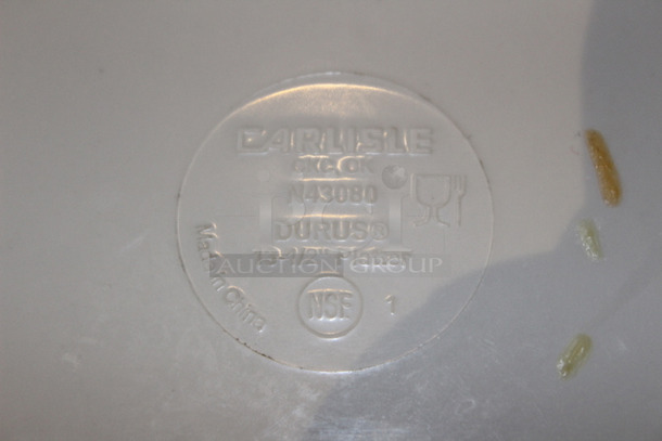 Carlisle Durus N40380 Melamine Oval Platter Tray 13.5 x 10.5 - White Color
3x Your Bid
 - Image 3 of 4