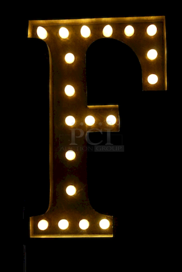 ILLUMINATED! Letter "F".
18x4x24 - Image 2 of 3