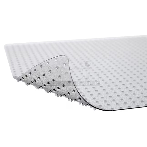 Tenex 3-ft x 4-ft Clear Rectangular Indoor Chair Mat For Low Pile Carpet. 4x Your Bid.  - Image 4 of 7