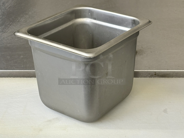 HIGH QUALITY! 1/6 Pans, 6" Deep. 8x Your Bid - Image 5 of 6