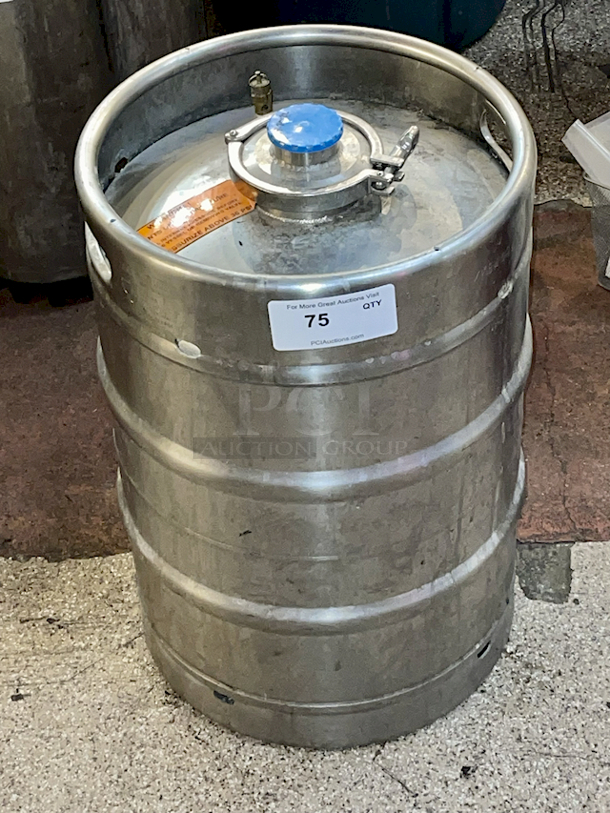 Sabco PubJug Beer & Beverage Serving Keg, 4” Tri-Clamp Sanitary Clamp, 60psi Pull Ring Pressure Relief Valve - Image 2 of 3