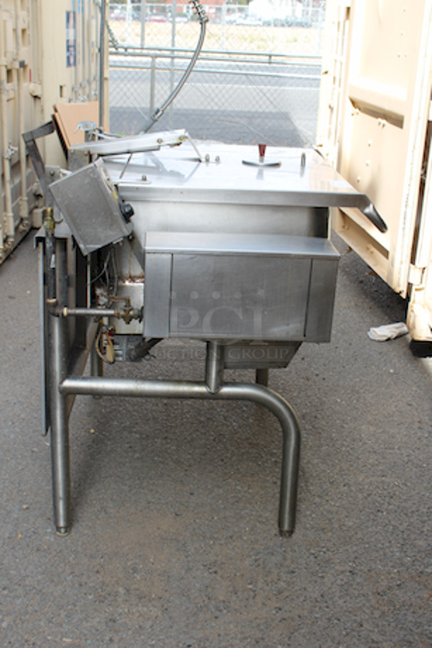 LIKE NEW! Groen Approximately 40 Gallon Tilting Braising Pan With Faucet & Hardware, Natural Gas 48x36x40 - Image 10 of 11