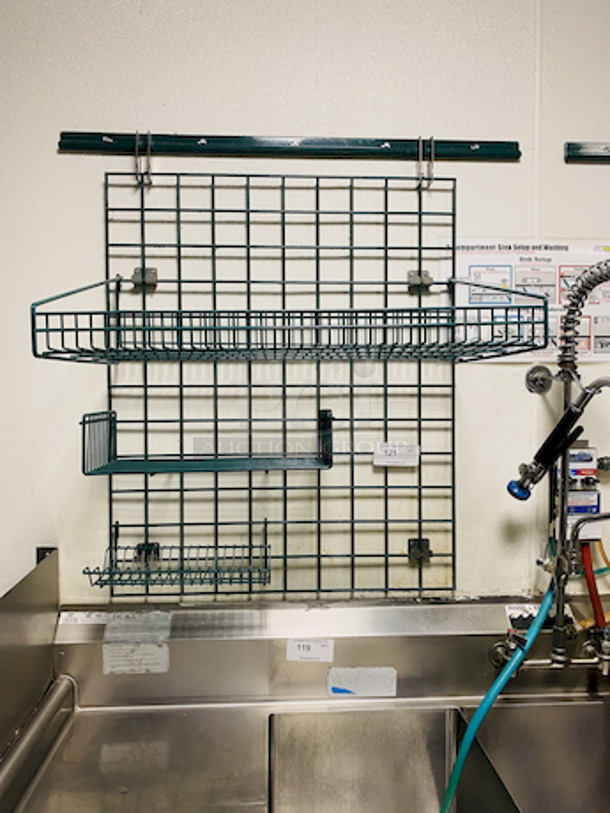 AMAZING!! Metro Rack Wall Shelf with Various Storage Options/Configurations. 

30-1/2x40x19-3/4 - Image 2 of 2