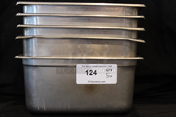 Stainless Steel 1/3 Pans, 6” Deep.
12-1/2x7x6
5x Your Bid
 - Image 7 of 7