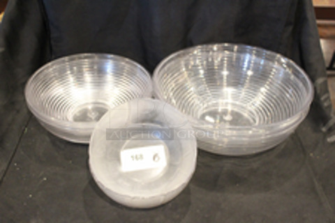 LOT Of 6 Assorted Plastic Bowls