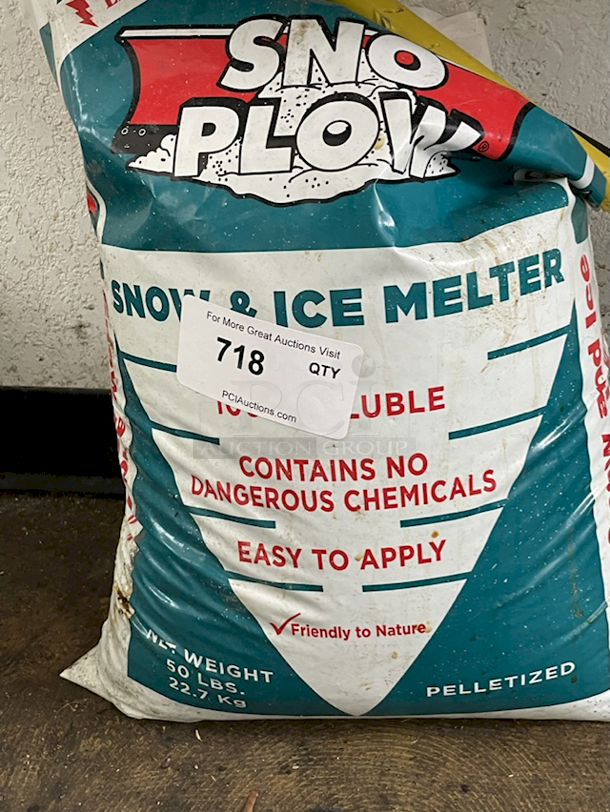 Sno Plow Ice Melt, 50lbs. Pelletized 