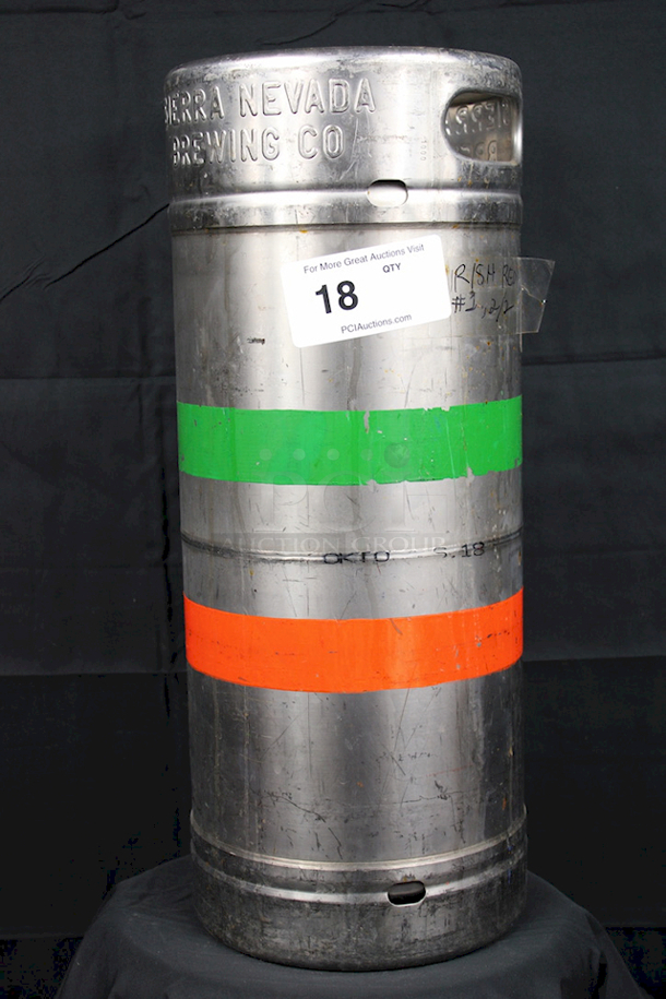 1/6 Barrel Keg - Still Has Contents In It - Image 2 of 2