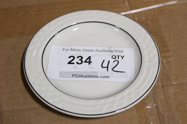 AMAZING! New Sterling China 21 Bread And Butter Dishes, 6-1/4". 42x Your bid - Image 2 of 2