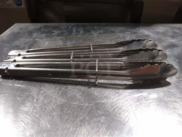 10 in. Tongs x3 - Image 2 of 3