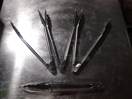 12 in. Tongs x4