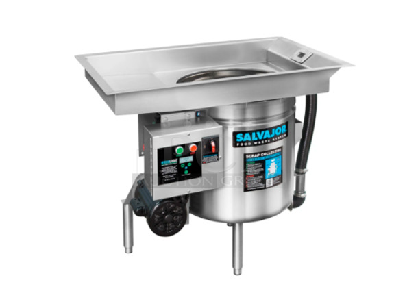 Salvajor P914 Pot Pan Scrap Collector, Pre-Flushing & Disposer, 3/4 HP, 115v Tested and Working - Image 1 of 5