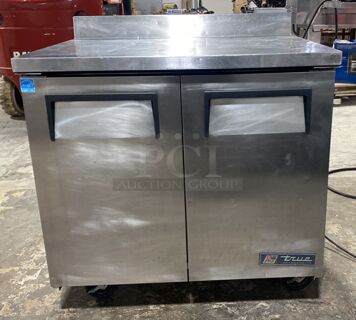 True TWT-36 36" Worktop Refrigerator w/ (2) Sections, 115v

