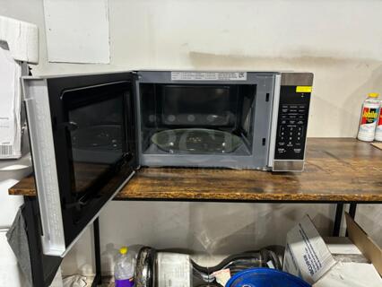 Sharp SMC2266HS 24 Inch Countertop Microwave Oven with 2.2 cu. ft. Capacity, 11 Power Levels, 1200 Watts Cooking Power, Silent Mode, Express Cook, Sensor Cook, Auto Defrost, Kitchen Timer and 12 Inch Removable Glass Turntable
