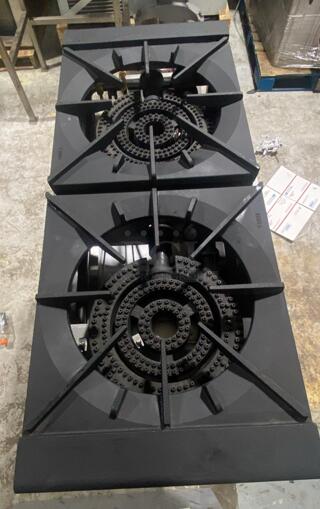 Gas Heavy Duty Stock Pot Stove / 2 Burners