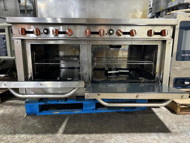 Sierra - SR-10-60, 26.5” Burner Gas Range with (10) 25,000 BTU heavy duty cast iron burners, 33,000 BTU oven
 - Image 3 of 3