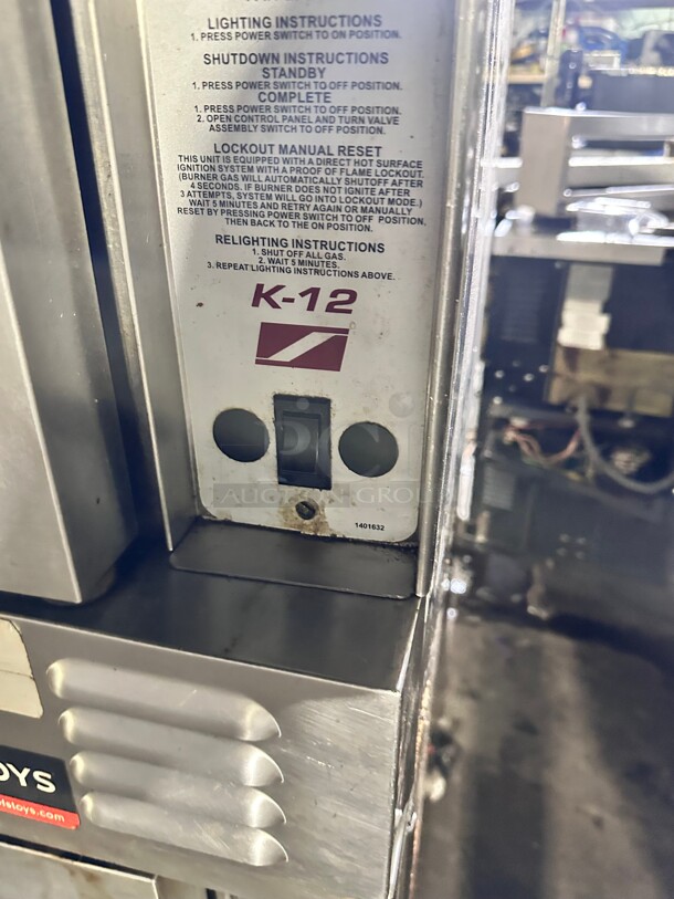 Late Model Southbend K-12 Platinum Standard Depth Double Deck Gas Convection Oven Tested and Working - Image 4 of 11