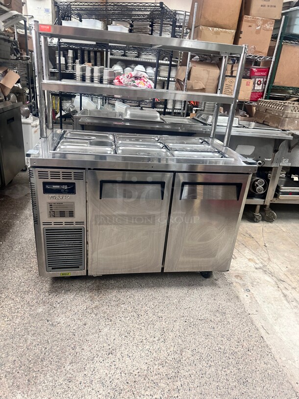Late Model Used Turbo Air JBT-48 Cold Food Bar - (9) Pan Capacity, Floor Model, Stainless Steel 115 Volt Tested and Working! - Image 5 of 7