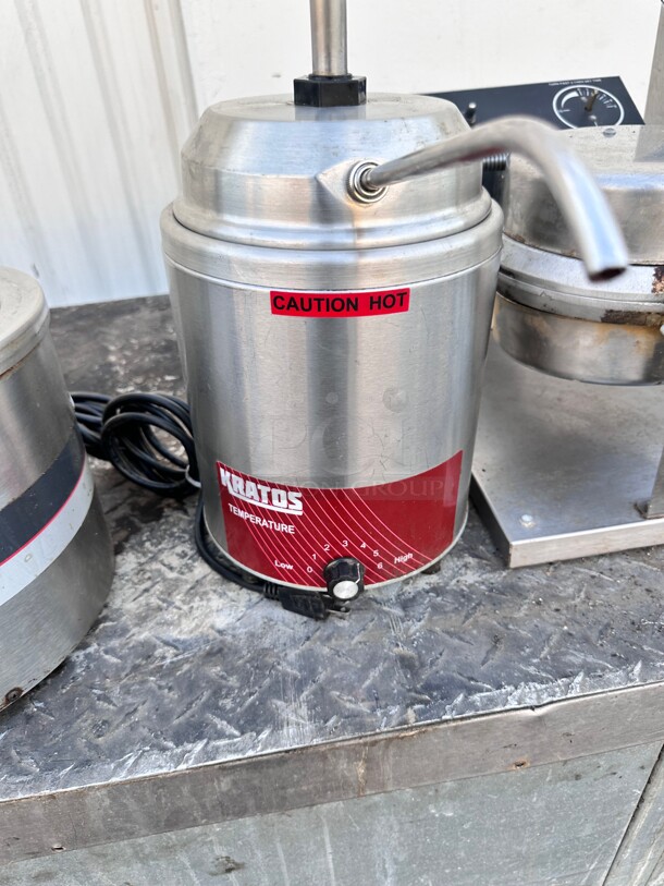 Kratos 29M-009 Commercial Electric Nacho Cheese Dispenser with Pump 115 Volt Tested and Working - Image 4 of 6