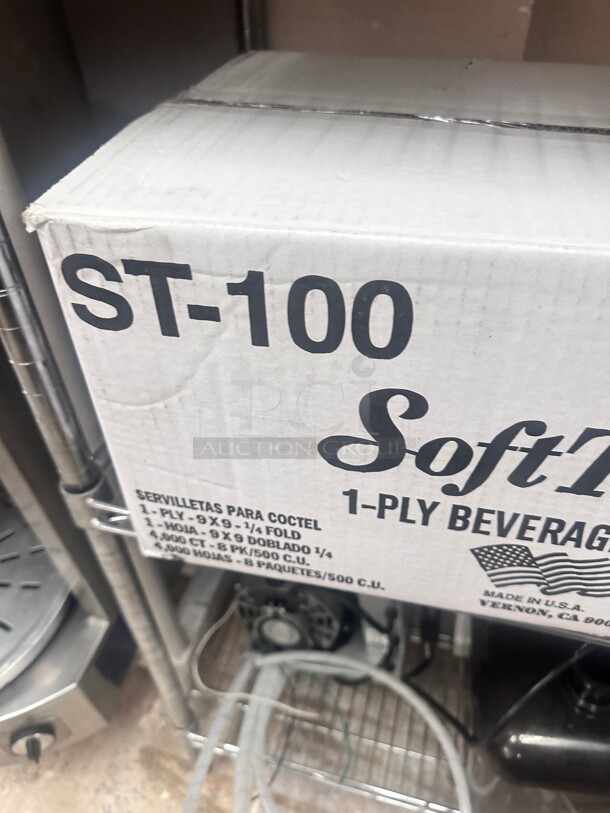 New Soft Touch ST-100 1-Ply Beverage Napkin 4000 Ct - Image 6 of 6