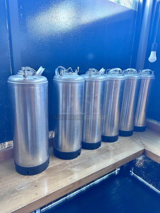 NSF APPROVED 5 GALLON HOME BREW BALL LOCK KEG WITH STRAP HANDLE - Image 2 of 8