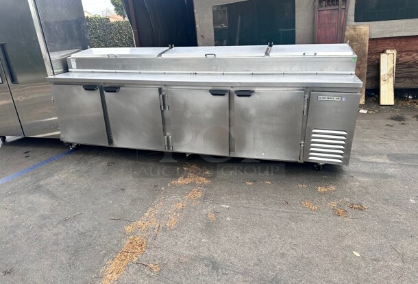 Working Beverage Air DP119HC 119 inch Pizza Prep Table w/ Refrigerated Base, 115v - Image 6 of 9