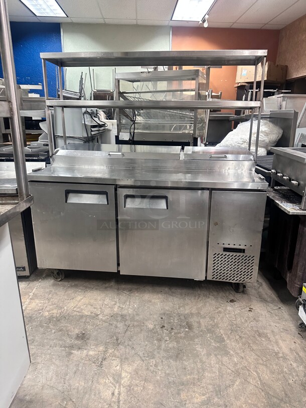 Migali C-PP67-HC 67" Competitor Series® Pizza Prep Table w/ Refrigerated Base, 115v Tested and Working - Image 3 of 6