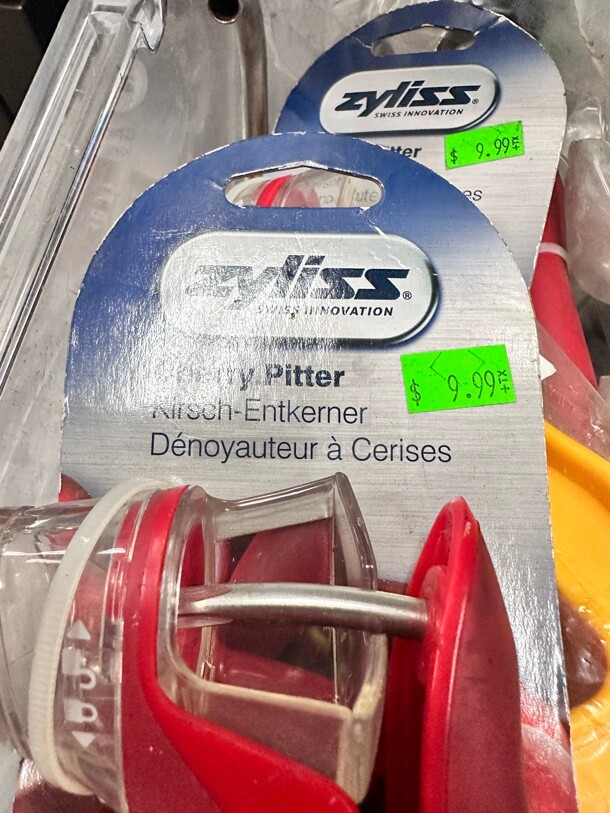 One Lot Of Kitchen Items Includes Dressing Mixer Cherry Pitter and Other Items  - Image 4 of 8