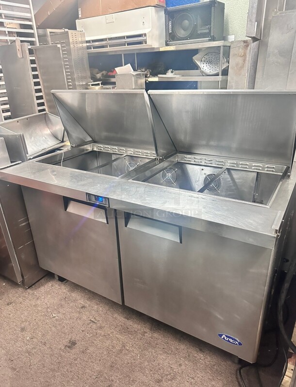 Atosa MSF8307GR 60" Double Door Sandwich/Salad Mega Top Prep Table 115 Volt Working - Image 11 of 11