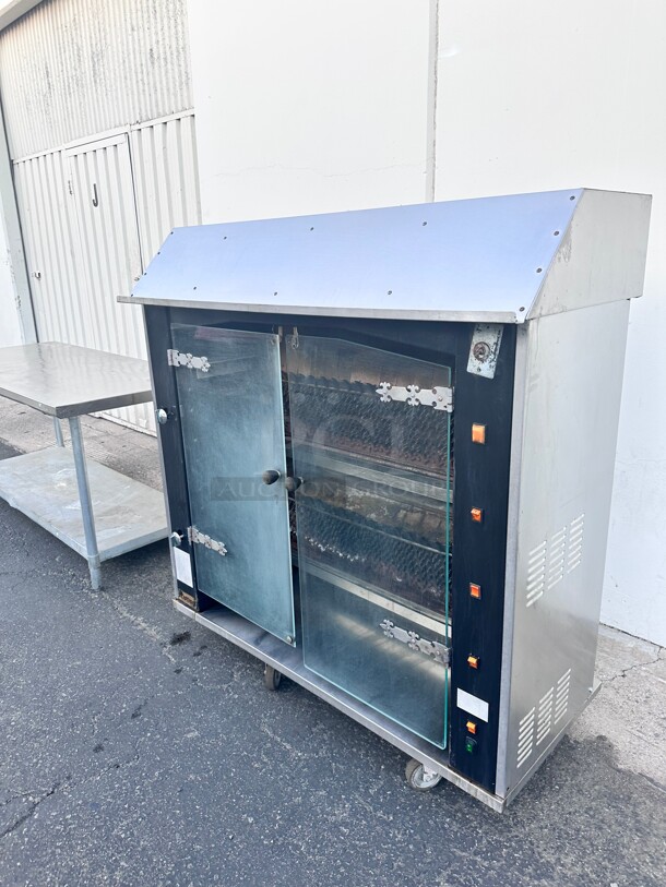 Rotisol Commercial 4 Spit Chicken Rotisserie Machine Gas NSF - Image 4 of 9