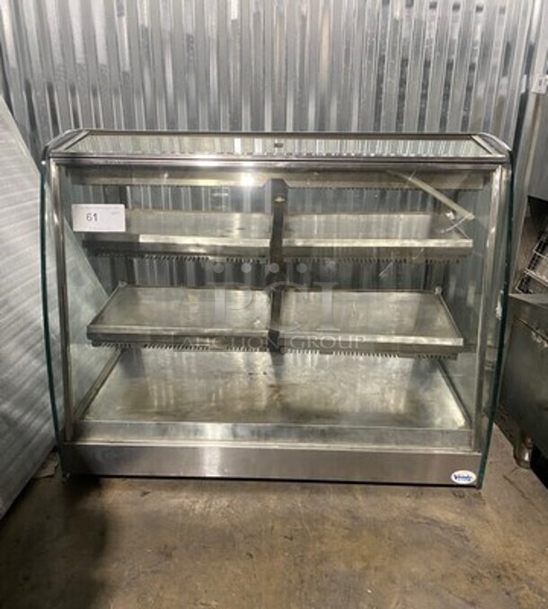 Vendo Commercial Countertop Food Warming Display Case! All Stainless Steel!