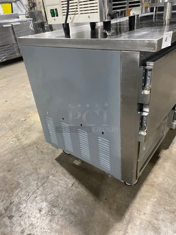 Leader Commercial 3 Door Undercounter/ Work Top Cooler! All Stainless Steel! On Casters! Model: LB72S/C SN: GY02S2505 115V 60HZ 1 Phase - Image 2 of 8