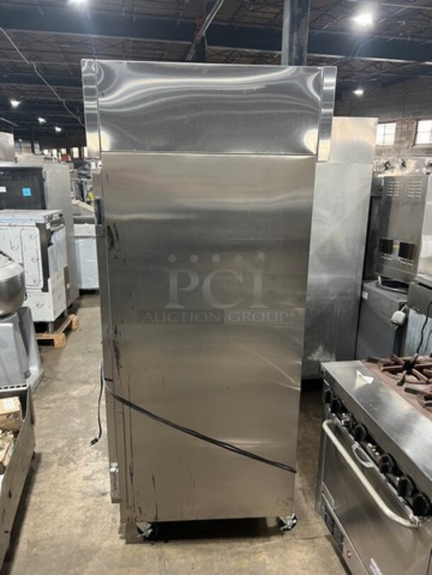 Continental Commercial 2 Door Reach In Cooler! With Poly Coated Racks! All Stainless Steel! On Casters! Model: 2RSA SN: 15196927 115V 60HZ 1 Phase - Image 2 of 12
