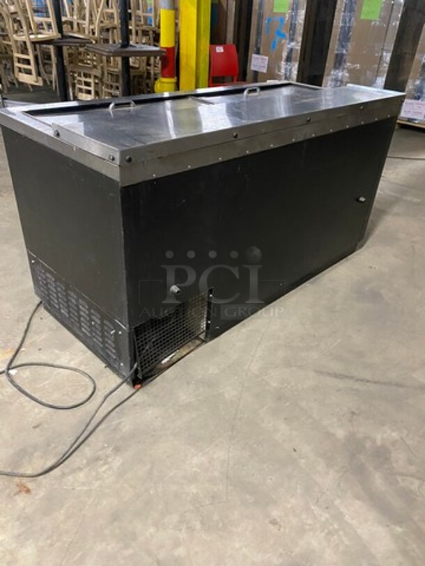 Continental Commercial Under The Counter Beer Bottle Cooler! With 2 Stainless Steel Sliding Top Doors! Model: CBC64 SN: 14566957 115V 60HZ 1 Phase - Image 3 of 7