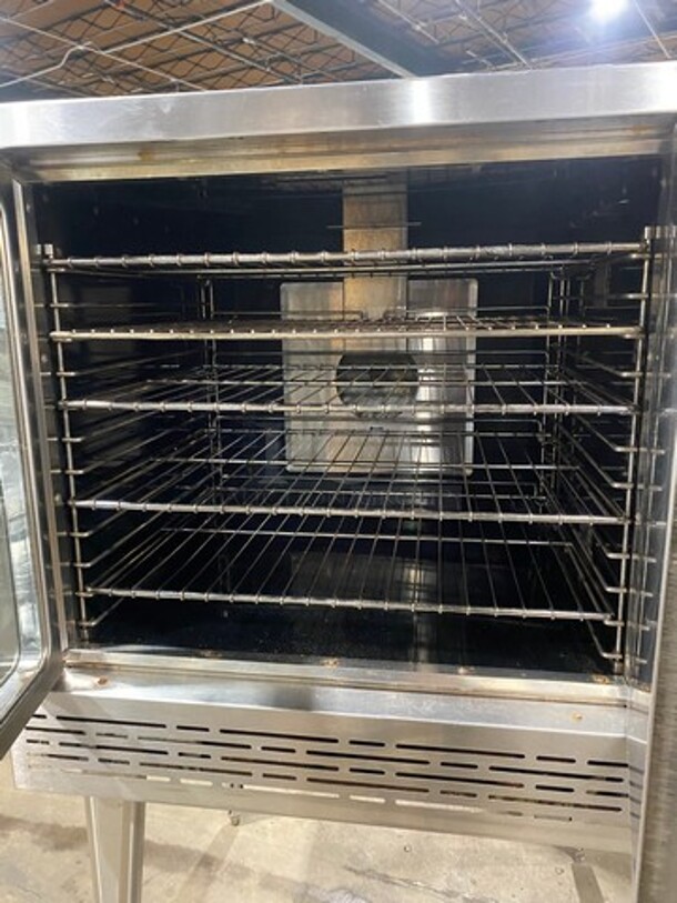 Imperial Commercial Natural Gas Powered Convection Oven! With View Through Door! With Metal Oven Racks! Stainless Steel! On Legs! - Image 5 of 7