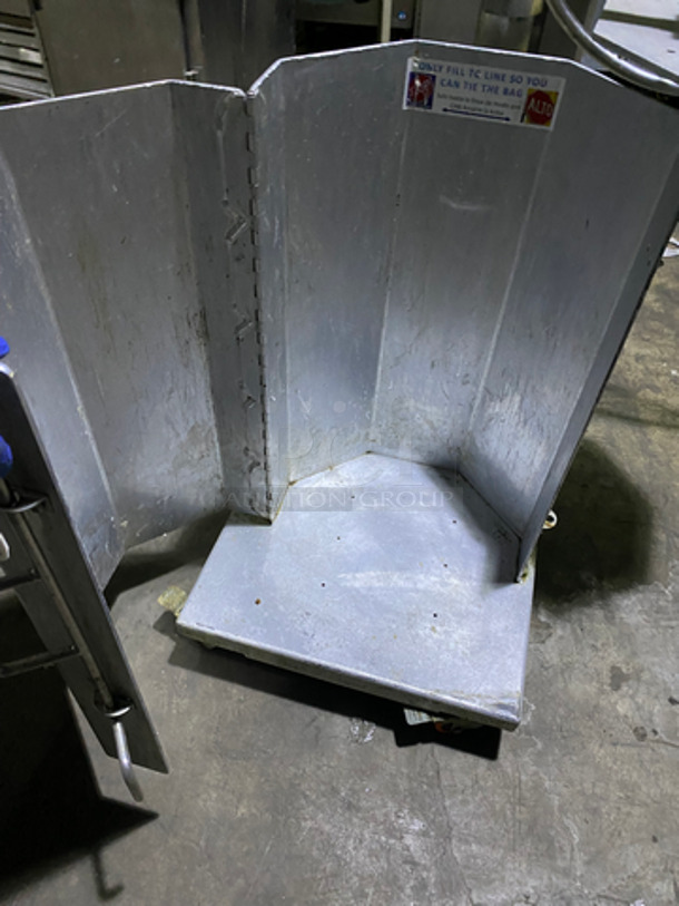 RARE FIND! Pack-A-Drum Commercial Manually Operated Trash Deflator! All Stainless Steel! - Image 6 of 8