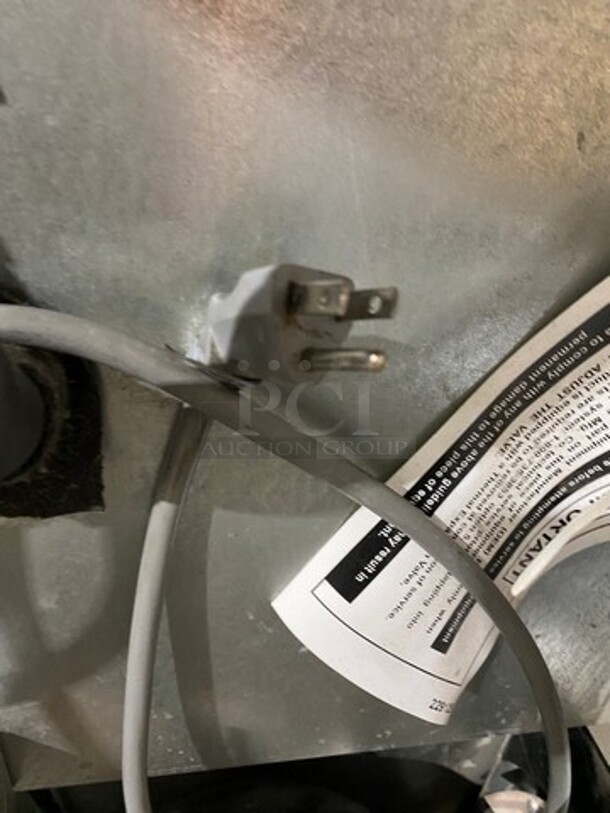 Duke Commercial Refrigerated Work/Prep Top Lowboy Cooler! With Backsplash! With 2 Doors Underneath Storage Space! With Poly Coated Racks! All Stainless Steel! - Image 8 of 9