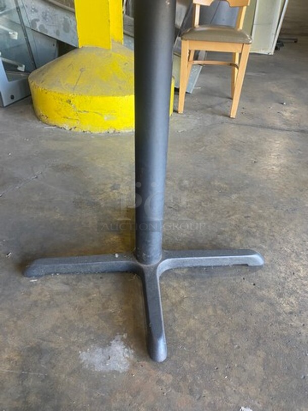 Rectangular Table! With Black Metal Base! 2x Your Bid! - Image 5 of 6
