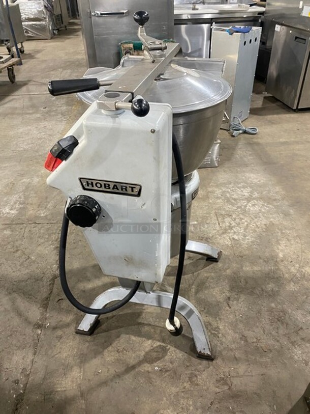 Hobart Commercial Heavy Duty HCM Cutter/Mixer/Mincer! All Stainless Steel! On Legs! Model: HCM300 SN: 311011958 200V 60HZ 3 Phase - Image 3 of 9