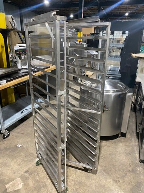 Channel Heavy Duty Stainless Steel Welded Commercial Pan Transport Rack! On Casters! - Image 4 of 10