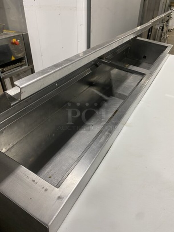 SWEEET! Delfield Model: 18672PTBM 72" Two Door Refrigerated Pizza Prep Table On Commercial Casters! 115V 1 Phase!  - Image 7 of 10
