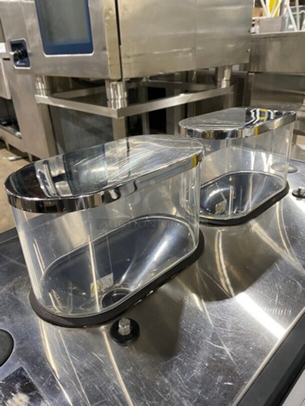 WOW ! LATE MODEL! Dunkin Donuts Edition! Schaerer Commercial Countertop 2 Group Espresso Machine! With Steam Lines! Stainless Steel! On Small Legs! Working When Removed! - Image 5 of 10