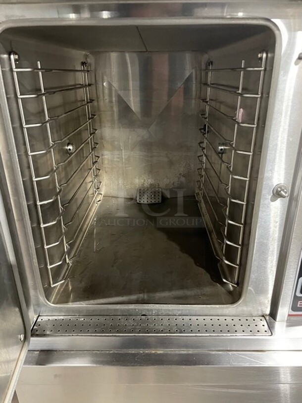 Sweet! Market Forge Commercial Natural Gas Powered Single Door Cabinet Steamer! All Stainless Steel! On Legs! Model: ETP-5G SN: 228245! - Image 5 of 12