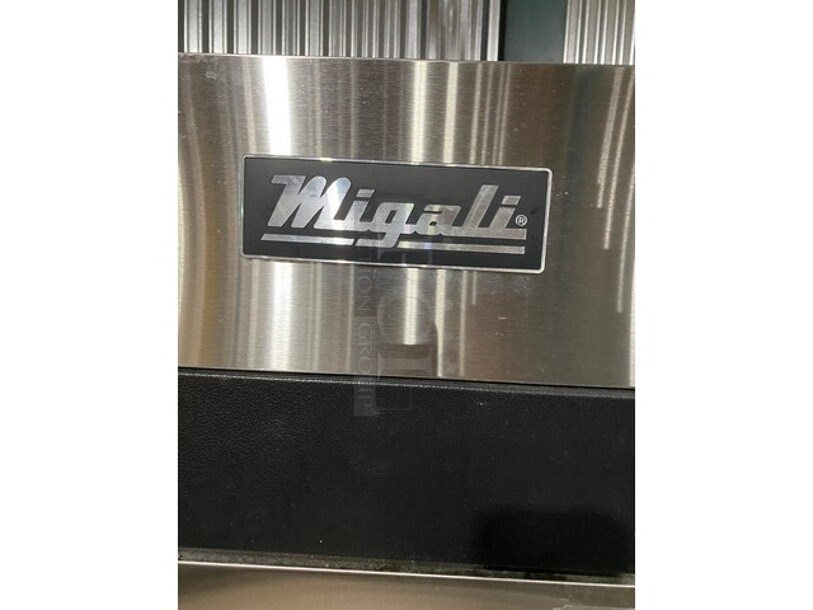 Migali Commercial 2 Door Reach In Freezer! All Stainless Steel! With Poly Coated Racks! Model C2FHC Serial C2FHC00318031300920028! 115V 1Phase! On Casters! - Image 8 of 10