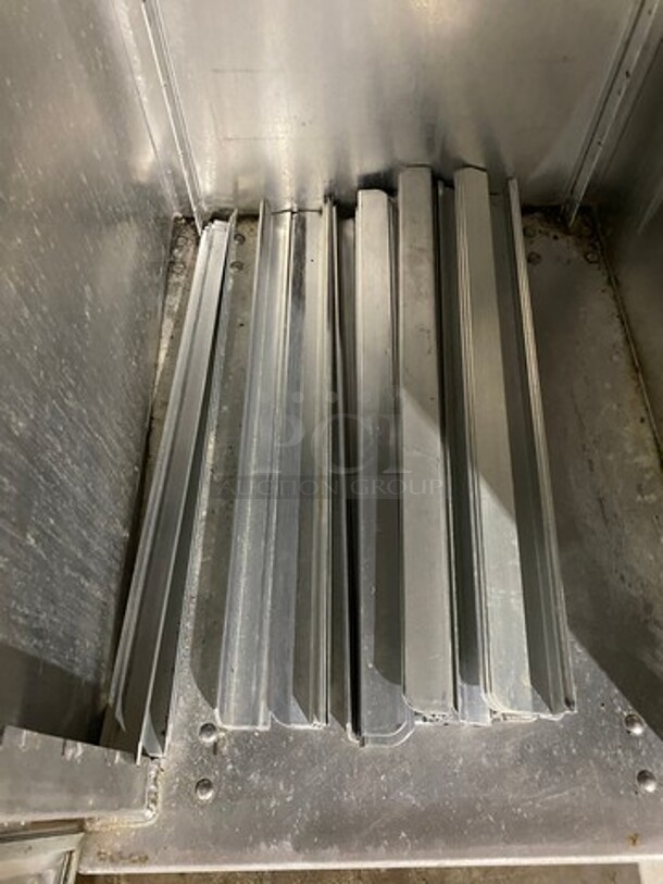 Lockwood Commercial Half Open Half Enclosed Pan Transport Rack! With View Through Door! On Casters! - Image 6 of 6